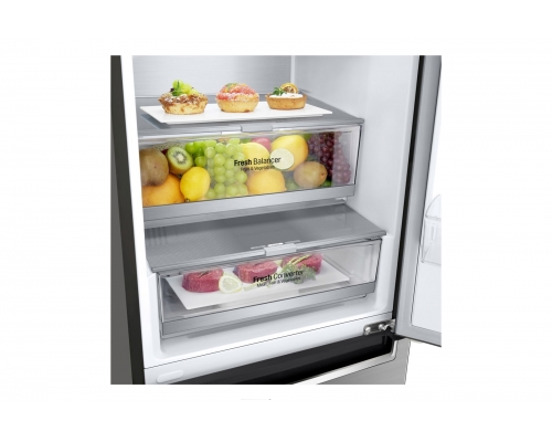 Объем 374л | DoorCooling+ | Стальной | Зоны свежести, Metal Fresh, Складная полка,Wi-Fi - GA-B459MAUM Объем 374л | DoorCooling+ | Стальной | Зоны свежести, Metal Fresh, Складная полка,Wi-Fi - GA-B459MAUM