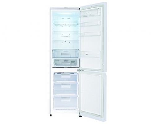 Двухкамерный холодильник LG GA-B489TGKR Total No Frost. Высота 200см. Скругленные дверцы из закаленного стекла. Цвет: черный зеркальный с графическим узором - GA-B489TGKW Двухкамерный холодильник LG GA-B489TGKR Total No Frost. Высота 200см. Скругленные дверцы из закаленного стекла. Цвет: черный зеркальный с графическим узором - GA-B489TGKW